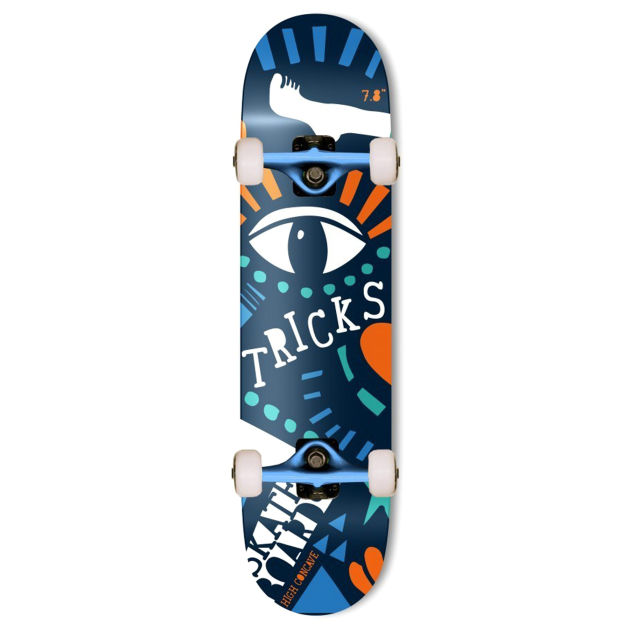 Tricks Art Complete Skateboard - 7.87 inch