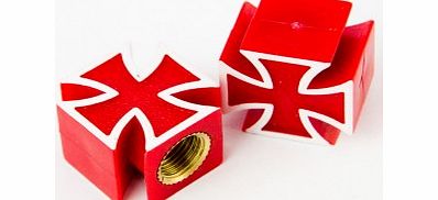 Trik Topz IRON CROSS VALVE CAPS