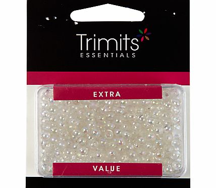 Trimits Essentials Trimits Pearl Beads, Pack of 450