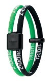 Trion:Z TrionZ Magnetic Ionic Therapy Bracelet (Black/Green,Large)