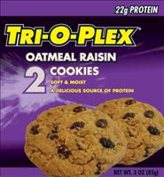Trioplex Cookies 12 X 85Gr. - Oatmeal Raisin