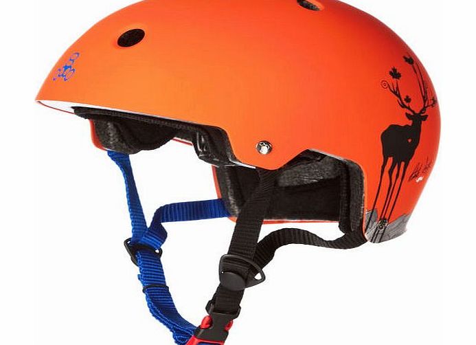 Triple 8 Brainsaver EPS Helmet - Orange Rubber
