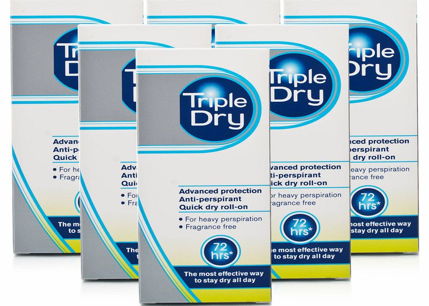 Triple Dry Roll-On 6 Pack