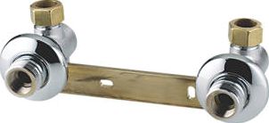 Triton, 1228[^]1822F Bar Mixer Shower Fitting Bracket Chrome