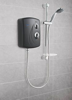 Triton Enrich Black Manual Electric Shower Black