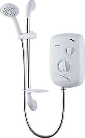 Triton Excite Manual Electric Shower White 8.5kW