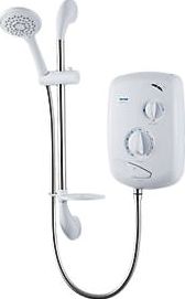 Triton Excite Manual Electric Shower White 9.5kW