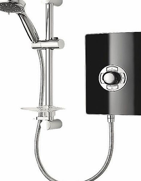 Triton Miniatures Manual Electric Shower Black