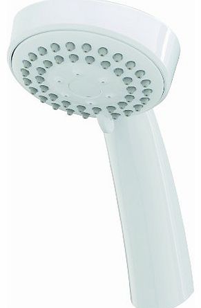 Triton 3 Position Shower Head - White