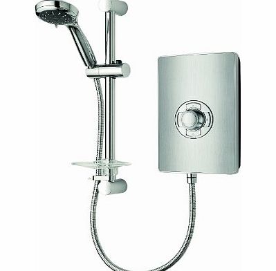 Triton Showers Triton Collection II 9.5kW Electric Shower - Brushed Steel Effect