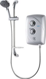 Triton T80 Easi-Fit Manual Electric Shower Satin