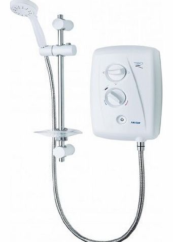 T80z Fast Fit Electric Shower 9.5kW white & chrome