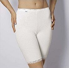 Basic Long Briefs Long Leg Knickers (24, Black)