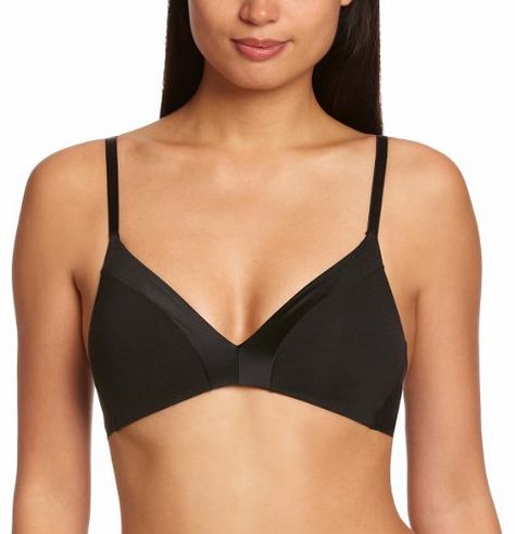 Triumph Body Make-Up Cotton-Feel Full Cup Womens Bra Black 32C