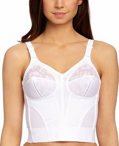 Triumph Doreen Long Line Full Cup Womens Bra White 38B