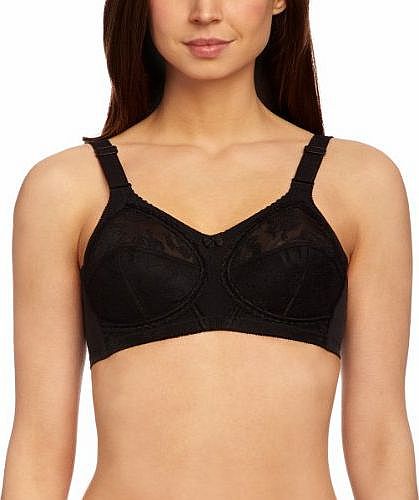Triumph Doreen Non-Wired Full Cup Womens Bra, Black, 40D