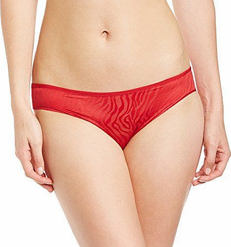 Womens Body Make-Up Magic Wire Tai Jac Knickers, Red/Dark Combination, Size 18