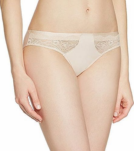Womens Contouring Sensation Tai Plain Brief, Beige (Nude Beige), Size 14