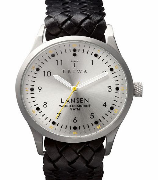 Triwa Stirling Lansen Watch - Black Braided Mono