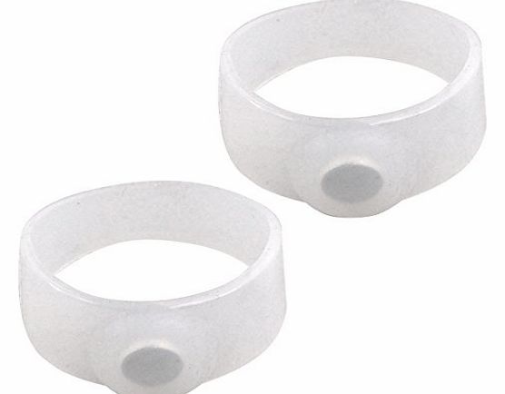2 x Soft Silicone Magnetic Toe Rings For Keep Fit Slim Weight Loss