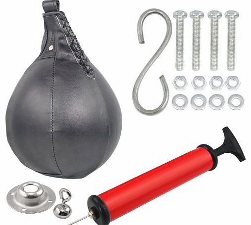 TRIXES High Speed Inflatable Hanging Punching Ball for Boxing now with FREE Wall screws And Pump