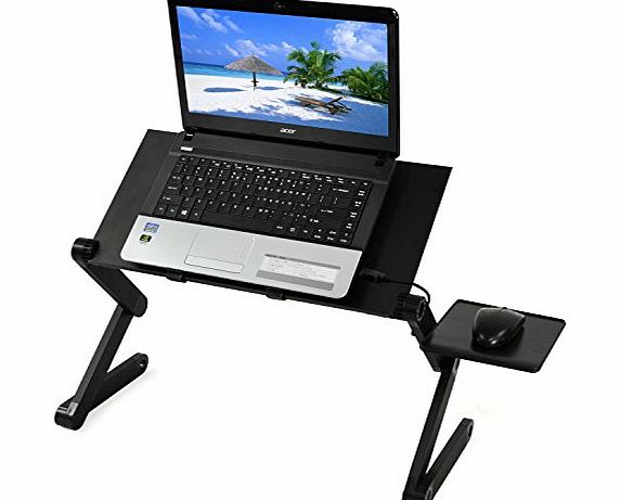 TRIXES Portable Laptop Folding Stand with Cooling Fan
