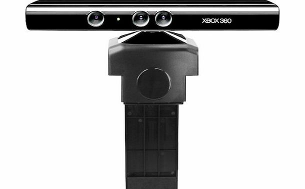 TRIXES TV Clip Mount Stand Holder for Xbox 360 Kinect Black