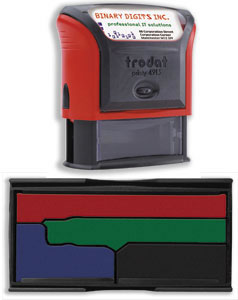 Trodat 4913 Multicolour Impression Stamp for