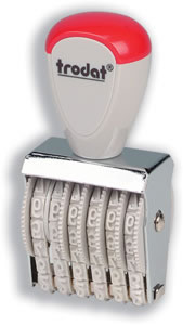 Trodat Reliable 4mm 6 Band Numberer Ref 119161