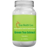Troo Health Care Green Tea Extract 20:1 Extract 500mg (10,000mg) Capsules Powerful Antioxidant and Weight Loss Formulal