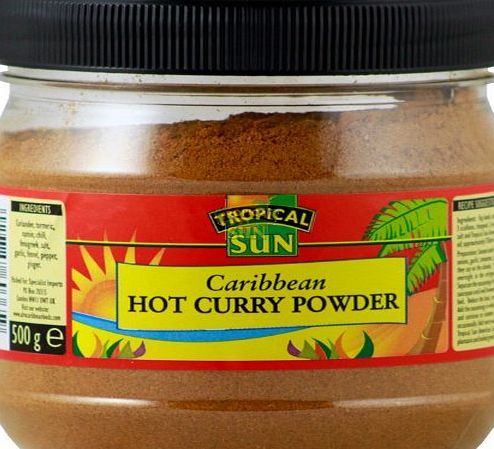 Tropical Sun Caribbean Hot Curry Powder - 500g