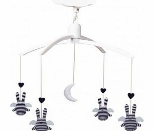 Trousselier Musical Striped Angel Bunny Mobile `One size