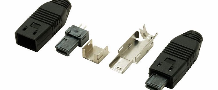 TruConnect Rewireable Miniature USB Plug 4 Pin Male