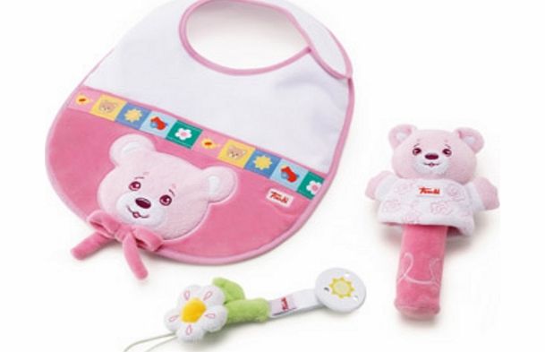 TRUDI Soft Toys Baby Bear - Set jelly and pink game -