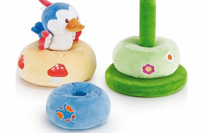 TRUDI Soft Toys Happy Days - Stackable Woodpecker -