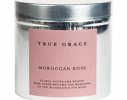 True Grace Candle Tin, Moroccan Rose