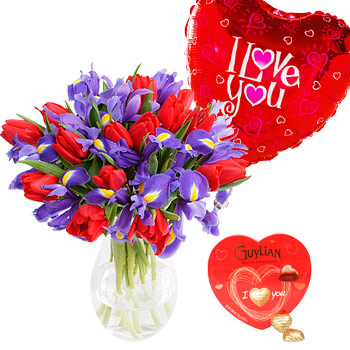 True Love Gift Set - flowers