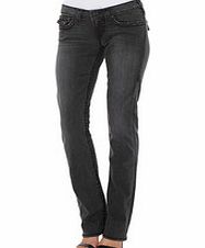 Billy washed black straight leg jeans