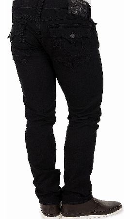 True Religion Black Body Rinse Zach Jeans