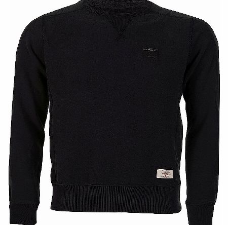 Black Crew Neck Sweatshirt