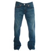 True Religion Bobby Super T Yukon Wash Straight