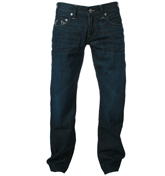 True Religion Bobby Titan Straight Leg Jeans -