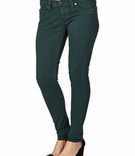 True Religion Casey emerald cotton blend jeggings