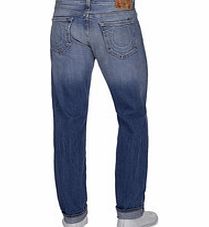 True Religion Geno mid-blue cotton slim jeans