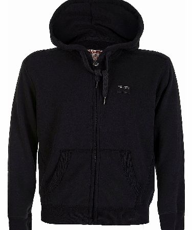 True Religion Hooded Zip Top Black