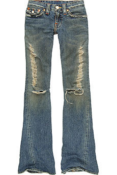 Joey twisted distressed jeans