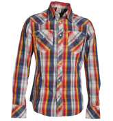 True Religion Multi-Coloured Check Plaid Western