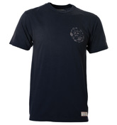 True Religion Navy T-Shirt with Small Logo