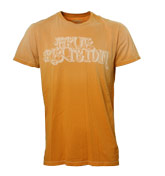 True Religion Orange T-Shirt with Large Logo