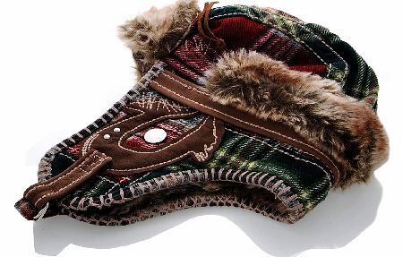 True Religion Patched Check Hunter Hat